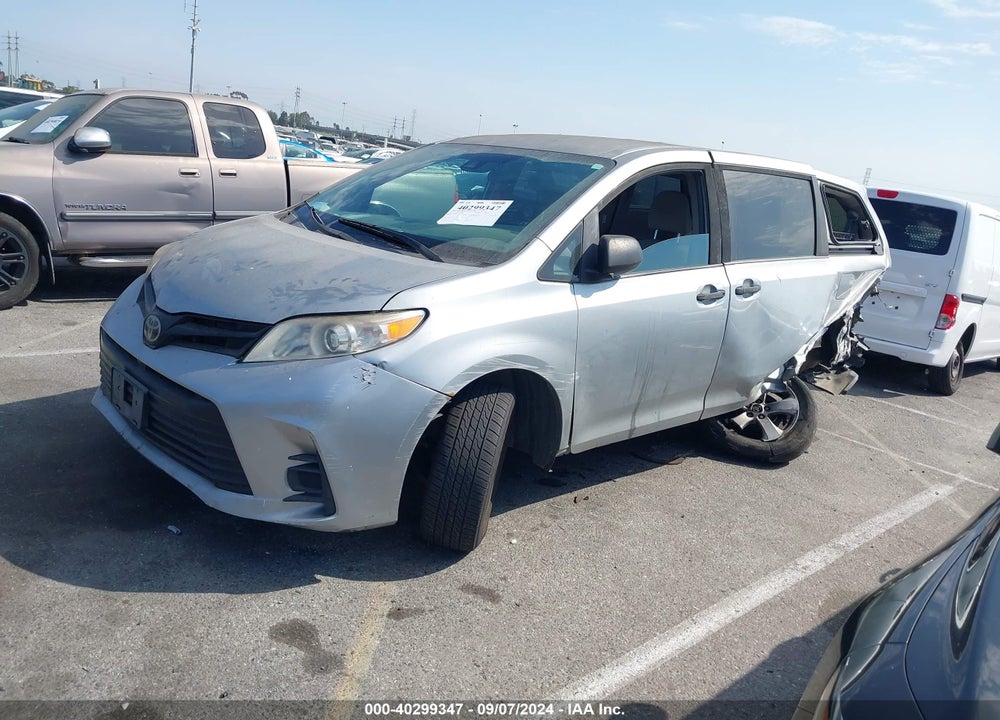 2019 TOYOTA SIENNA L 7 PASSENGER VIN: 5TDZZ3DC0KS994829