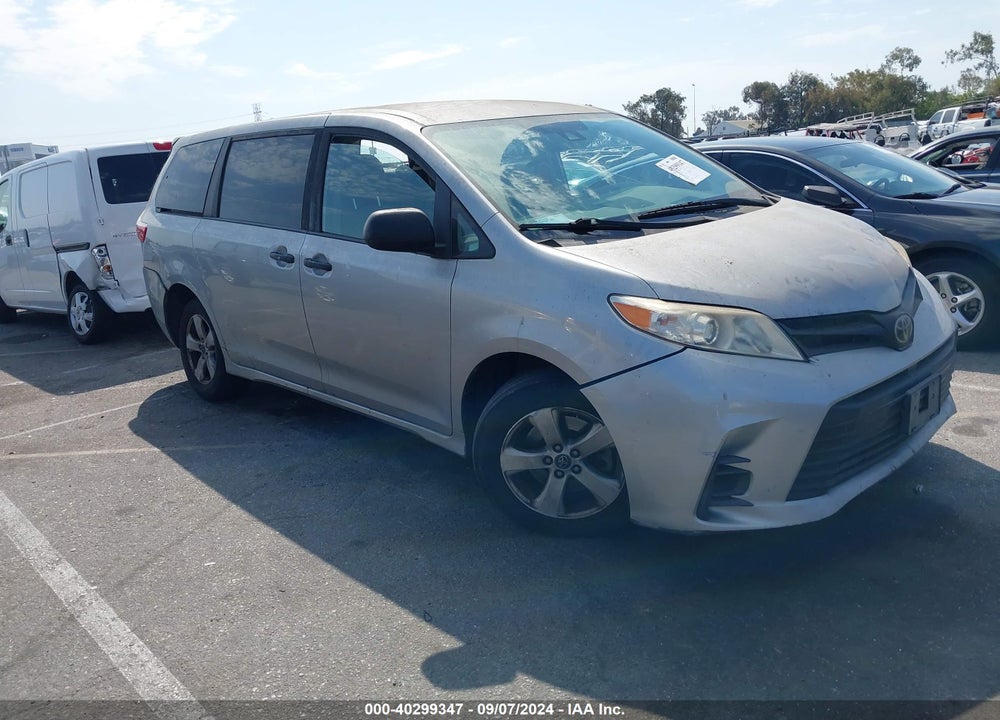 2019 TOYOTA SIENNA L 7 PASSENGER VIN: 5TDZZ3DC0KS994829