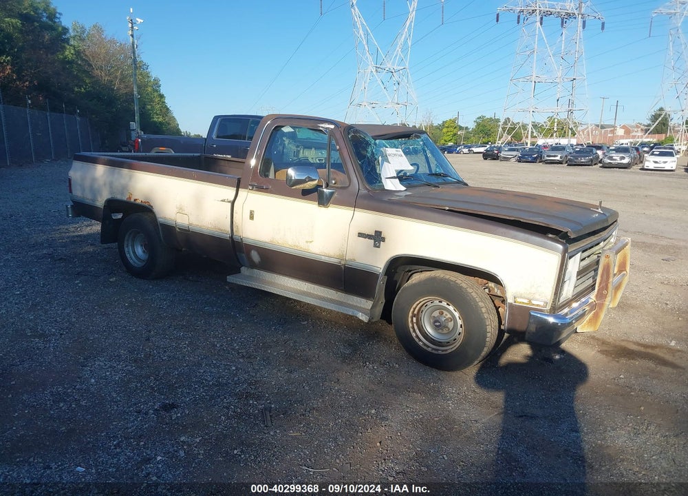 1987 CHEVROLET R10 VIN: 1GCER14K7HF390777