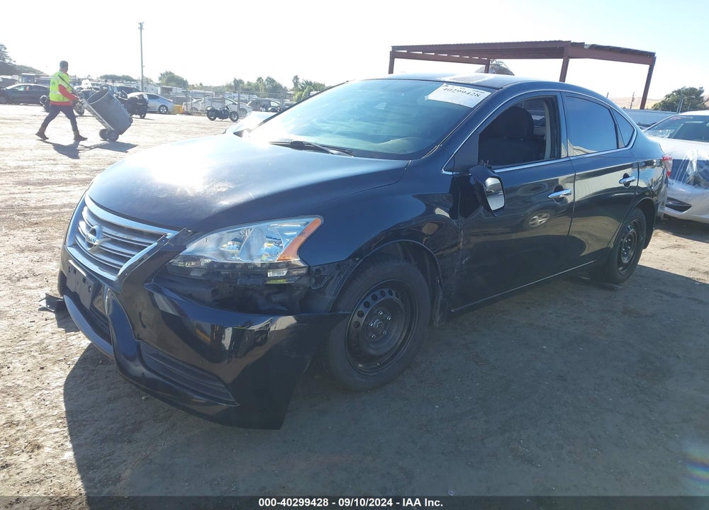 2014 NISSAN SENTRA SV VIN: 1N4AB7AP2EN851557