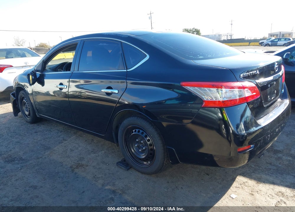2014 NISSAN SENTRA SV VIN: 1N4AB7AP2EN851557
