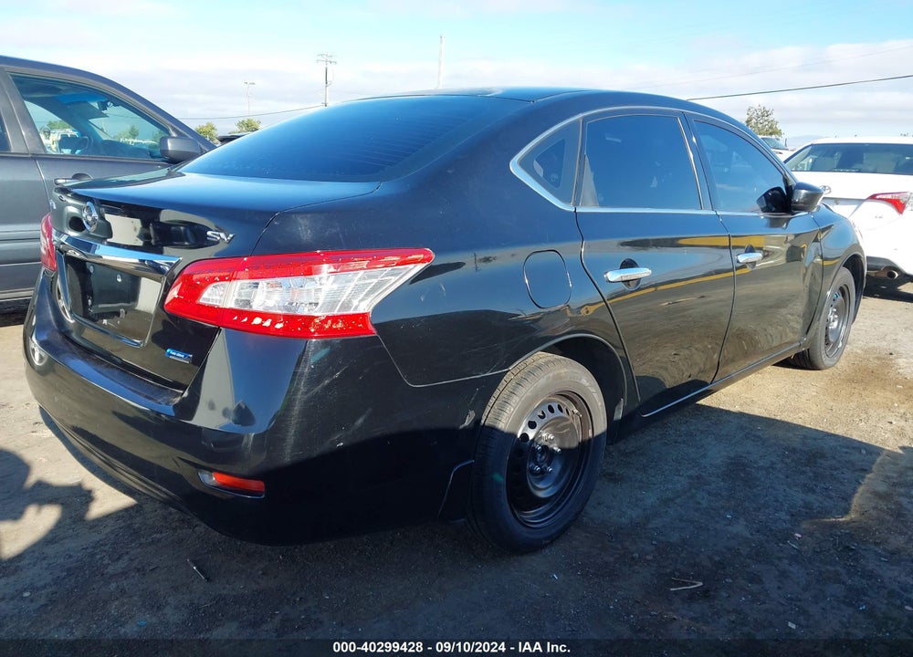 2014 NISSAN SENTRA SV VIN: 1N4AB7AP2EN851557