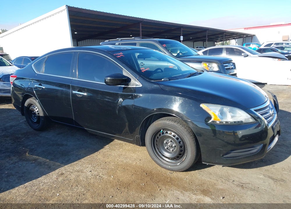 2014 NISSAN SENTRA SV VIN: 1N4AB7AP2EN851557
