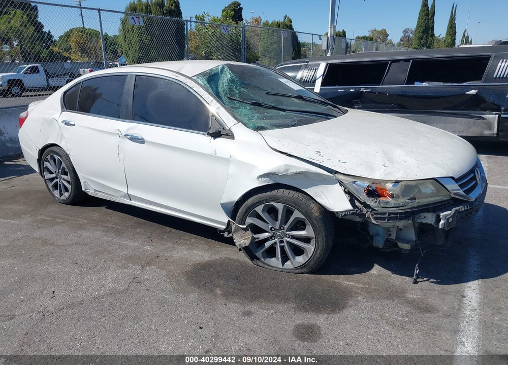 2014 HONDA ACCORD SPORT VIN: 1HGCR2F54EA160841