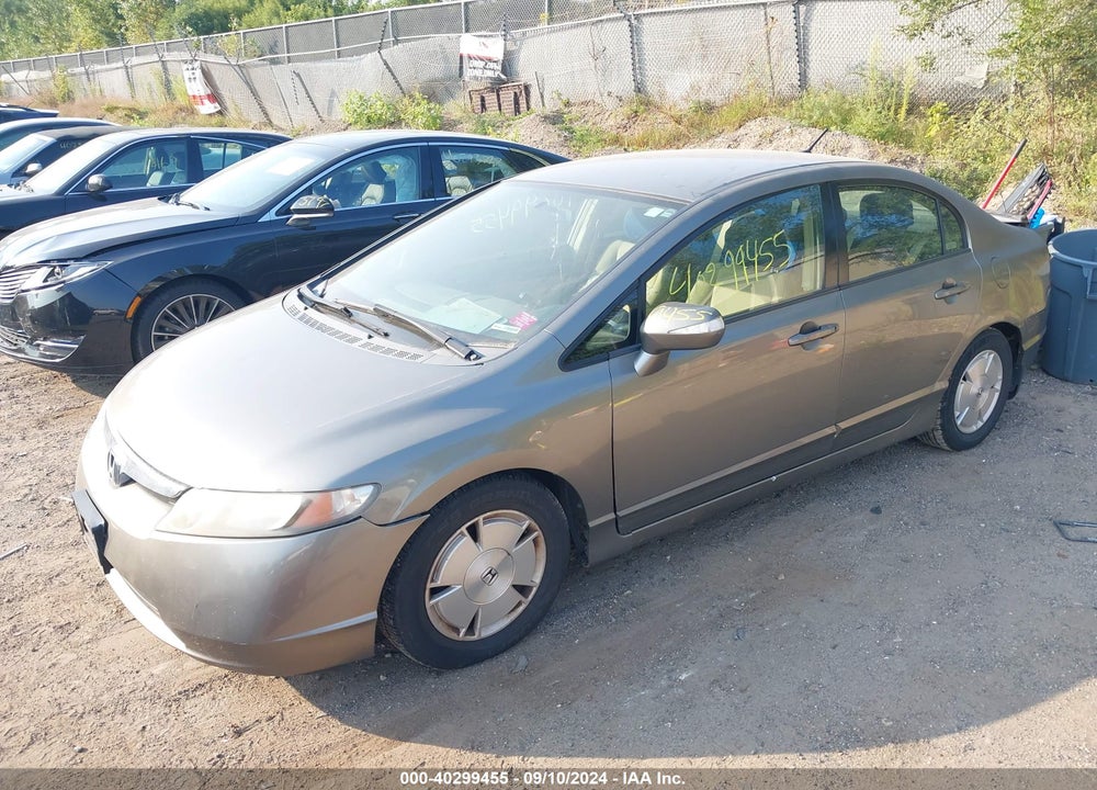 2007 HONDA CIVIC HYBRID VIN: JHMFA36227S026307