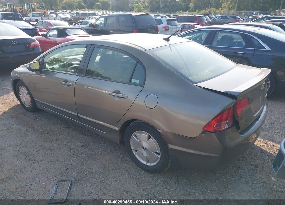 2007 HONDA CIVIC HYBRID VIN: JHMFA36227S026307