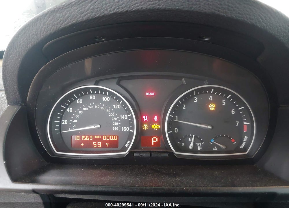 2007 BMW X3 3.0SI VIN: WBXPC93457WF01133