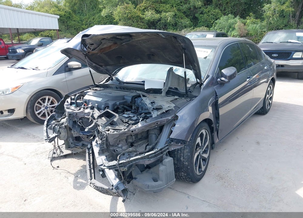 2016 HONDA ACCORD EX-L V-6 VIN: 1HGCR3F89GA007536