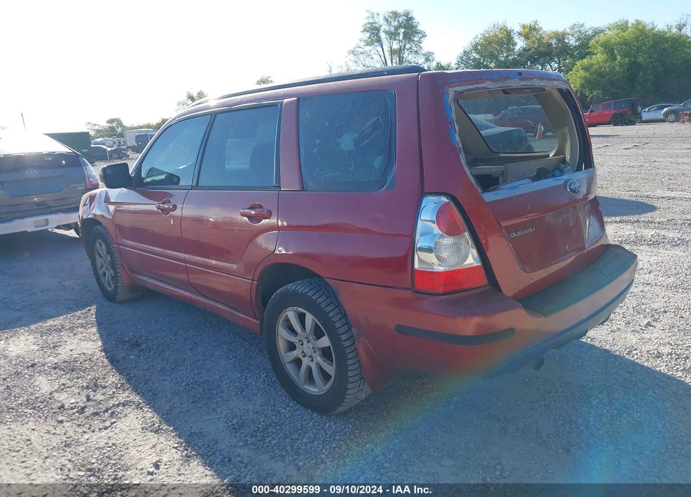 2006 SUBARU FORESTER 2.5X VIN: JF1SG65616H749829