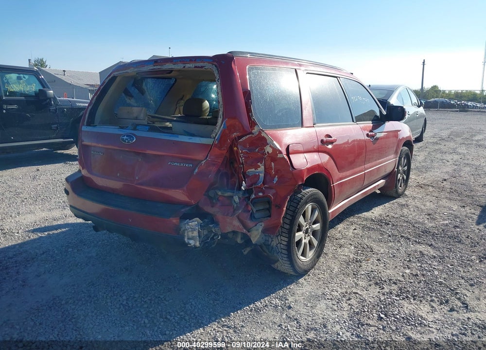 2006 SUBARU FORESTER 2.5X VIN: JF1SG65616H749829