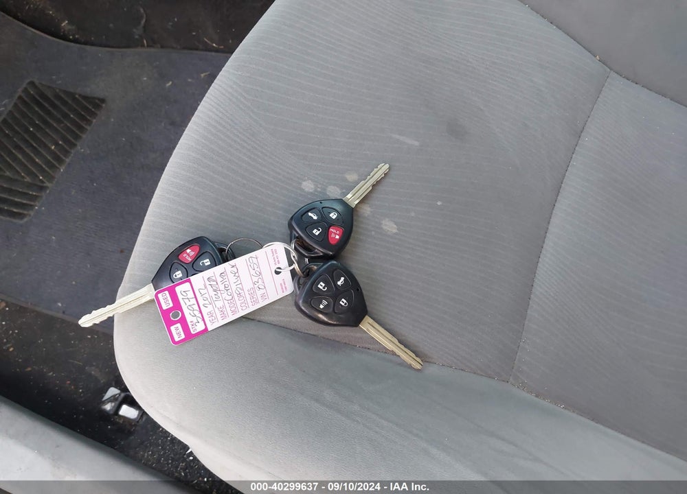 2012 TOYOTA COROLLA LE VIN: 2T1BU4EE9CC783659