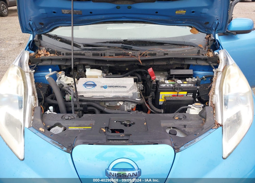 2012 NISSAN LEAF SL VIN: JN1AZ0CPXCT022337
