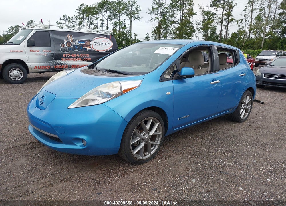 2012 NISSAN LEAF SL VIN: JN1AZ0CPXCT022337