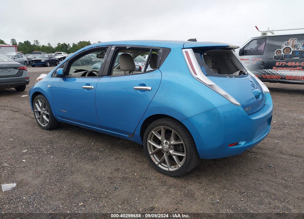 2012 NISSAN LEAF SL VIN: JN1AZ0CPXCT022337