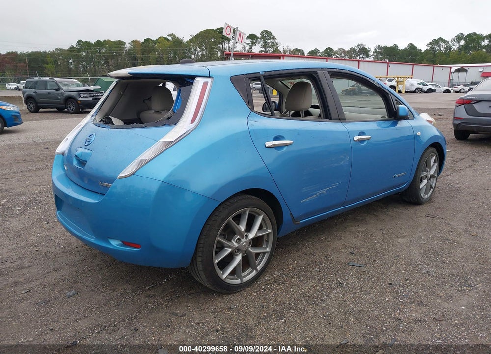 2012 NISSAN LEAF SL VIN: JN1AZ0CPXCT022337