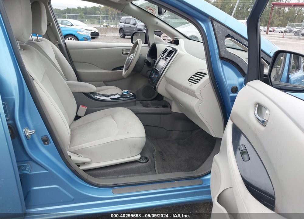 2012 NISSAN LEAF SL VIN: JN1AZ0CPXCT022337