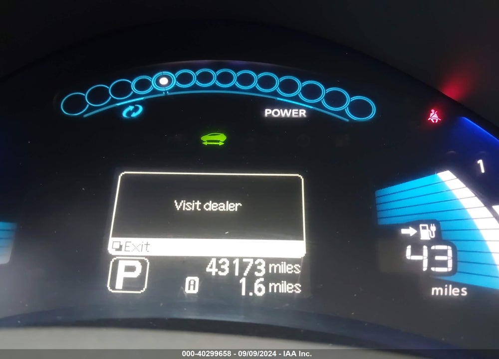 2012 NISSAN LEAF SL VIN: JN1AZ0CPXCT022337