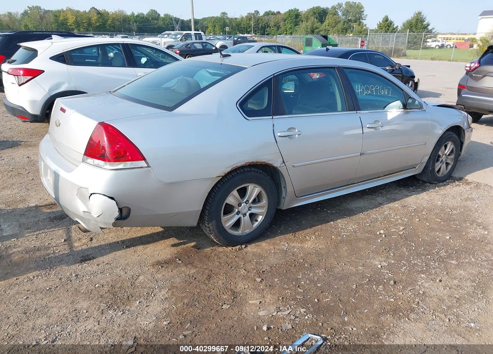 2013 CHEVROLET IMPALA LS VIN: 2G1WF5E3XD1233198