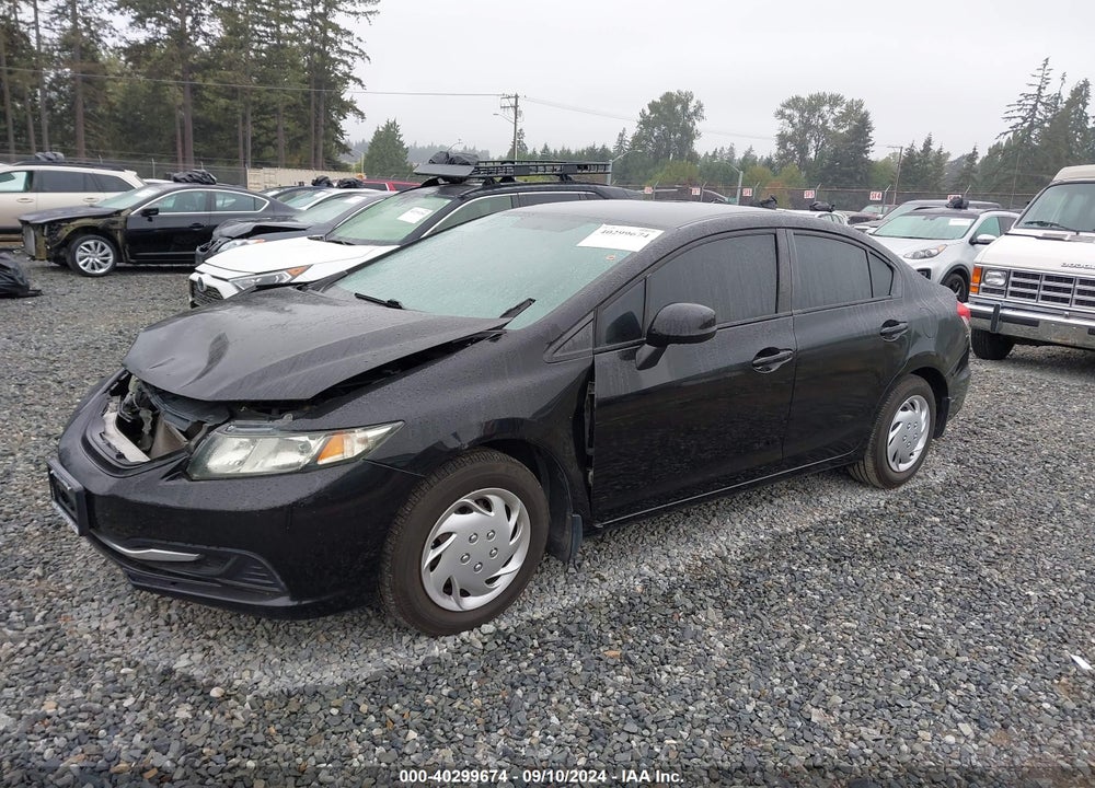 2013 HONDA CIVIC LX VIN: 2HGFB2F59DH518209