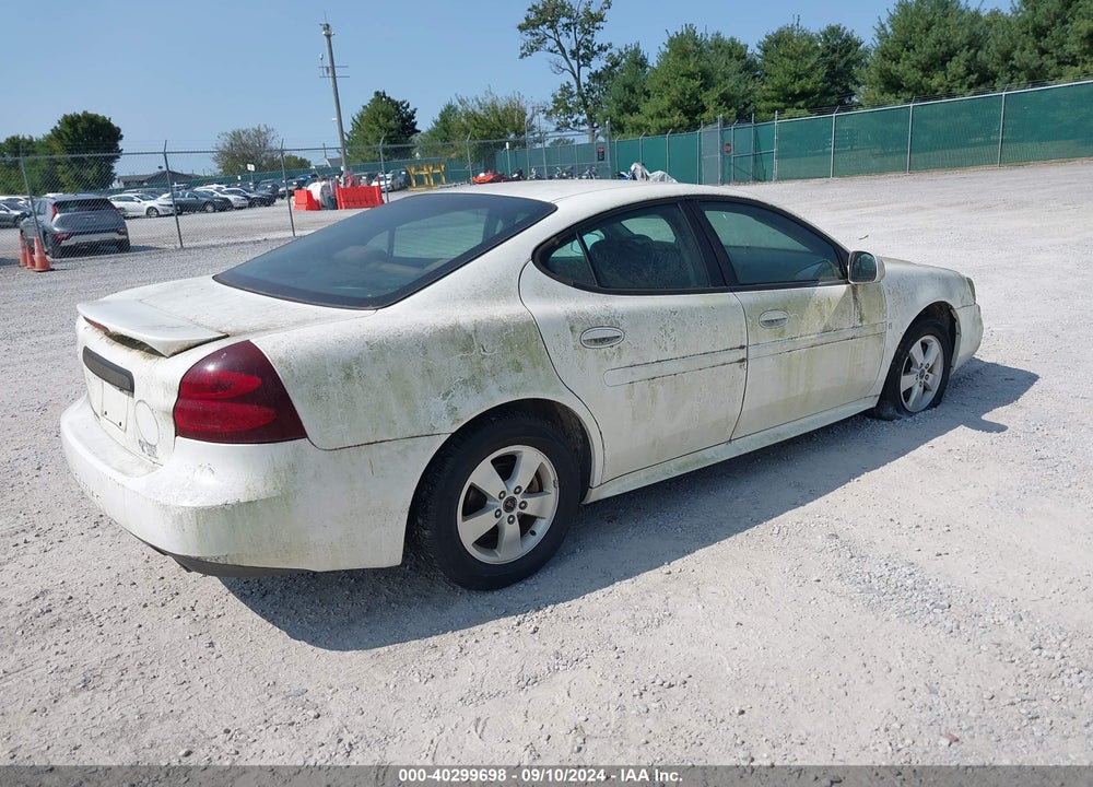 2006 PONTIAC GRAND PRIX VIN: 2G2WP552361278762