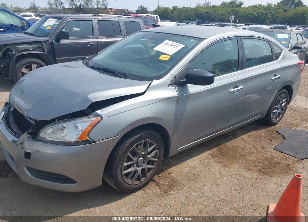 2014 NISSAN SENTRA SV VIN: 3N1AB7AP9EL670744