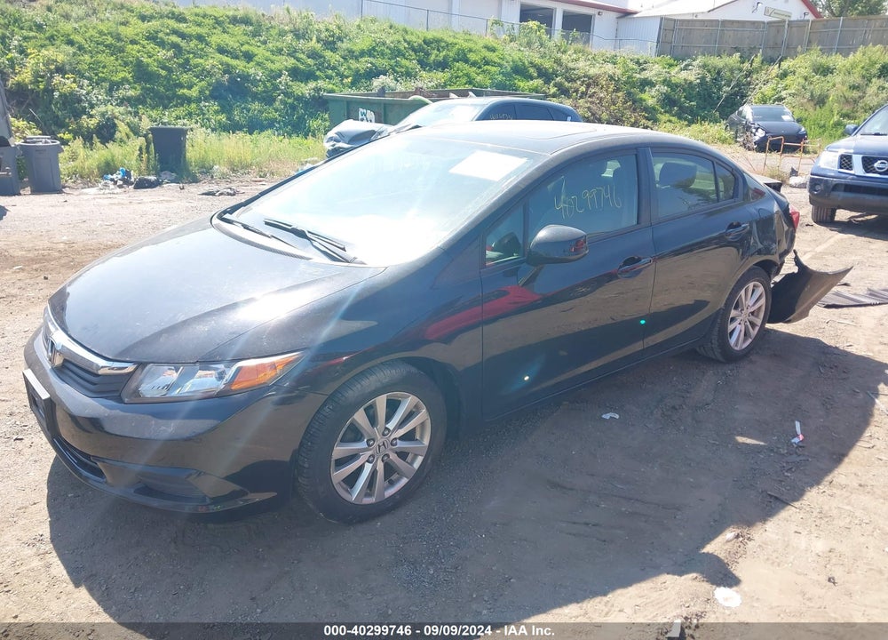 2012 HONDA CIVIC EX VIN: 19XFB2F87CE018522