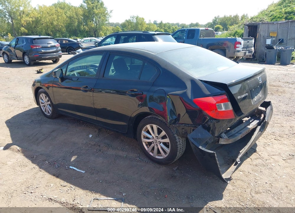 2012 HONDA CIVIC EX VIN: 19XFB2F87CE018522