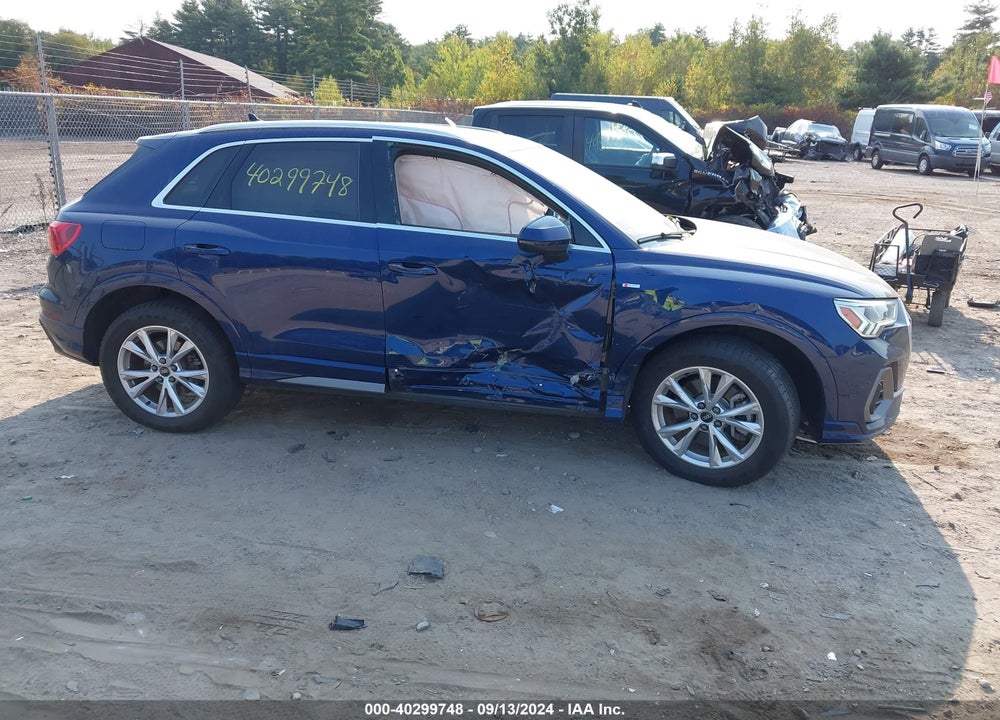 2022 AUDI Q3 PREMIUM PLUS 45 TFSI S LINE QUATTRO TIPTRONIC VIN: WA1EECF32N1142565