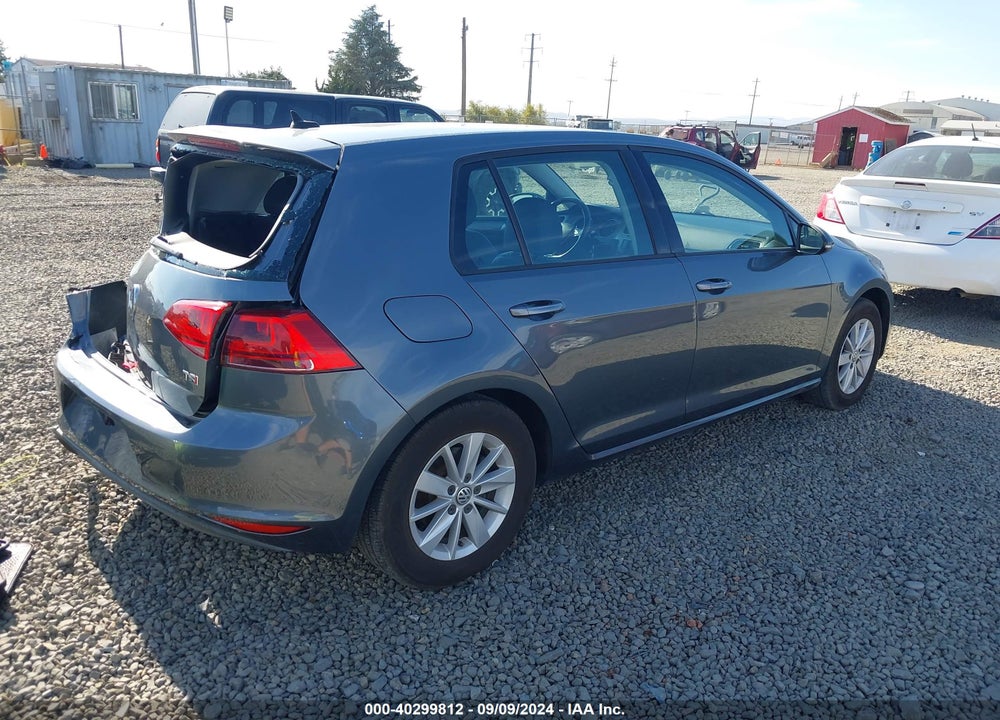 2015 VOLKSWAGEN GOLF TSI S 4-DOOR VIN: 3VW217AU2FM013738