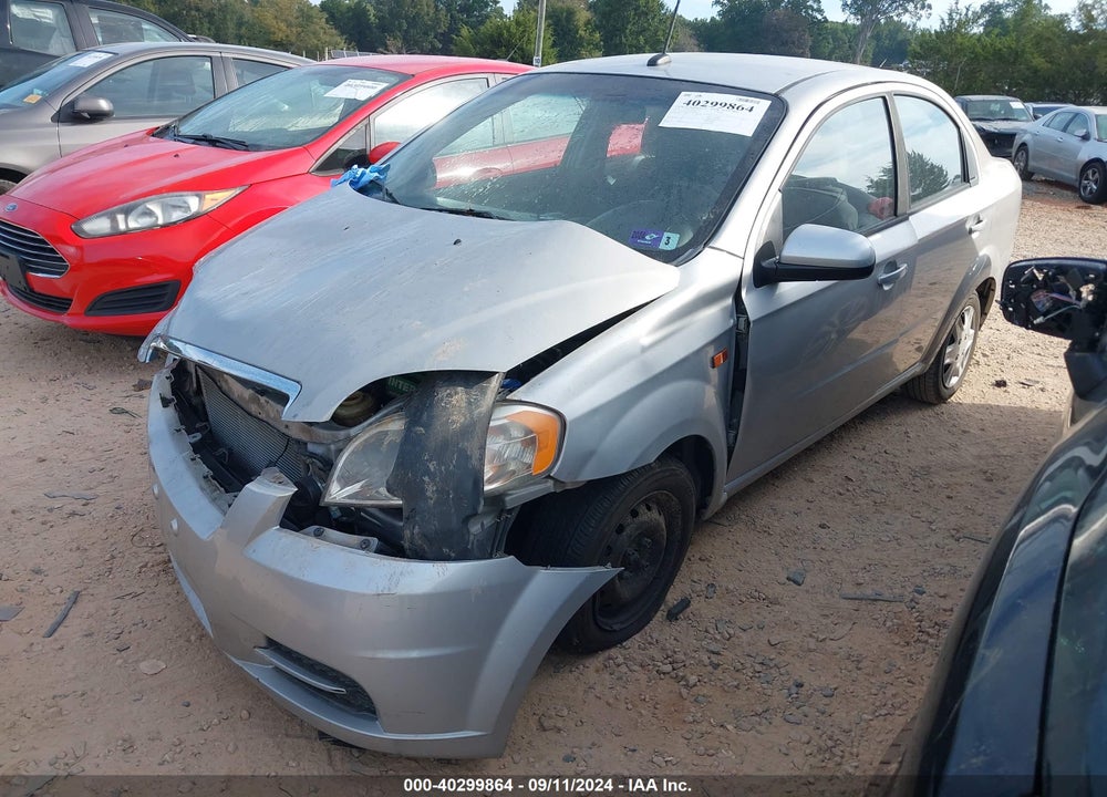 2010 CHEVROLET AVEO LT VIN: KL1TD5DE5AB134682