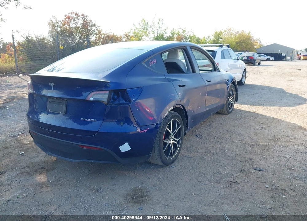 2021 TESLA MODEL Y PERFORMANCE DUAL MOTOR ALL-WHEEL DRIVE VIN: 5YJYGDEF9MF257166