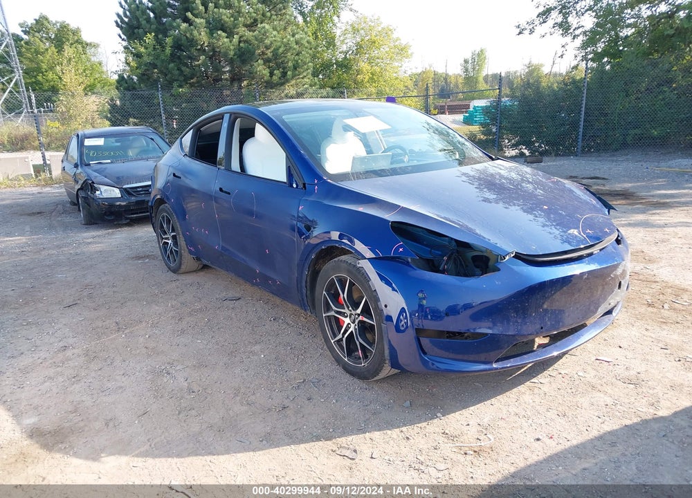 2021 TESLA MODEL Y PERFORMANCE DUAL MOTOR ALL-WHEEL DRIVE VIN: 5YJYGDEF9MF257166