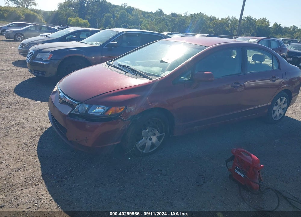 2008 HONDA CIVIC LX VIN: 2HGFA16518H523276