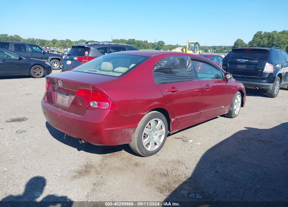 2008 HONDA CIVIC LX VIN: 2HGFA16518H523276