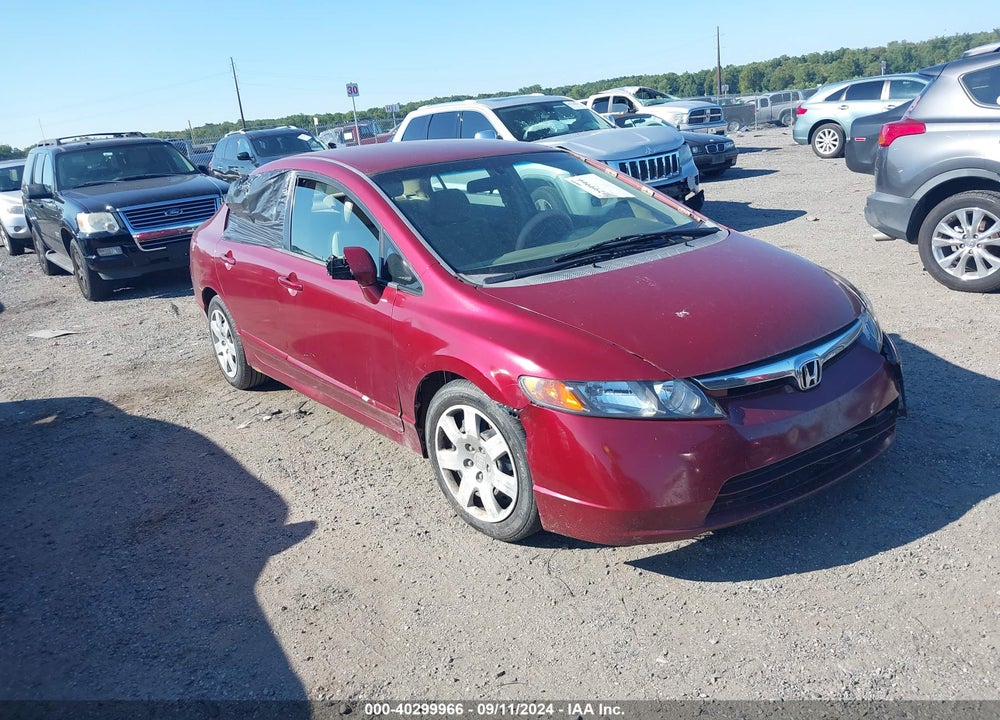 2008 HONDA CIVIC LX VIN: 2HGFA16518H523276