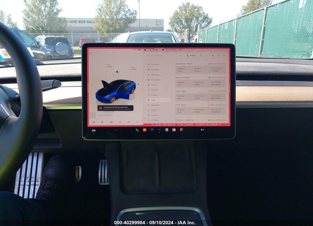 2022 TESLA MODEL 3 PERFORMANCE DUAL MOTOR ALL-WHEEL DRIVE VIN: 5YJ3E1EC7NF198978