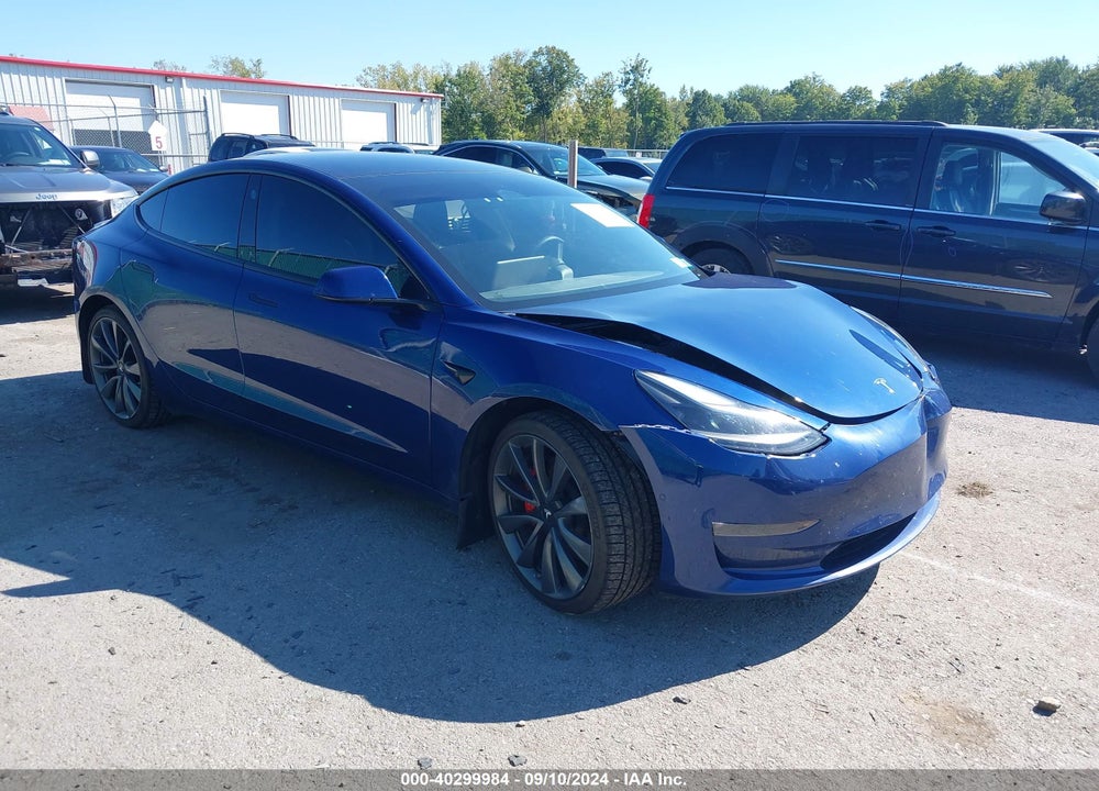 2022 TESLA MODEL 3 PERFORMANCE DUAL MOTOR ALL-WHEEL DRIVE VIN: 5YJ3E1EC7NF198978