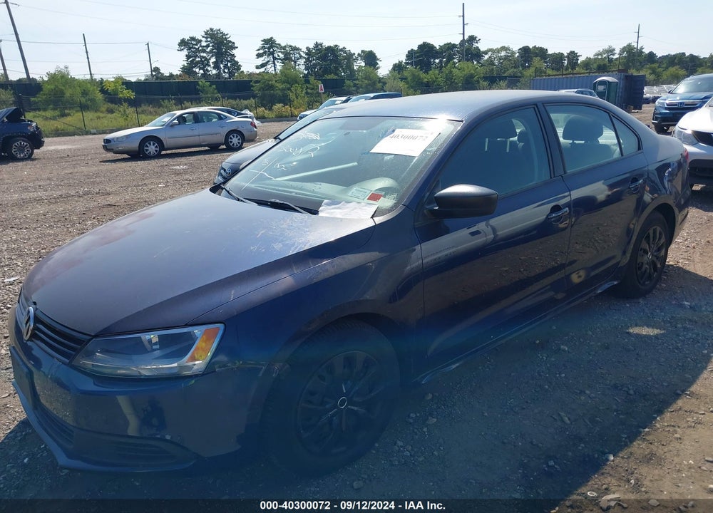 2012 VOLKSWAGEN JETTA 2.0L S VIN: 3VW2K7AJ3CM318423