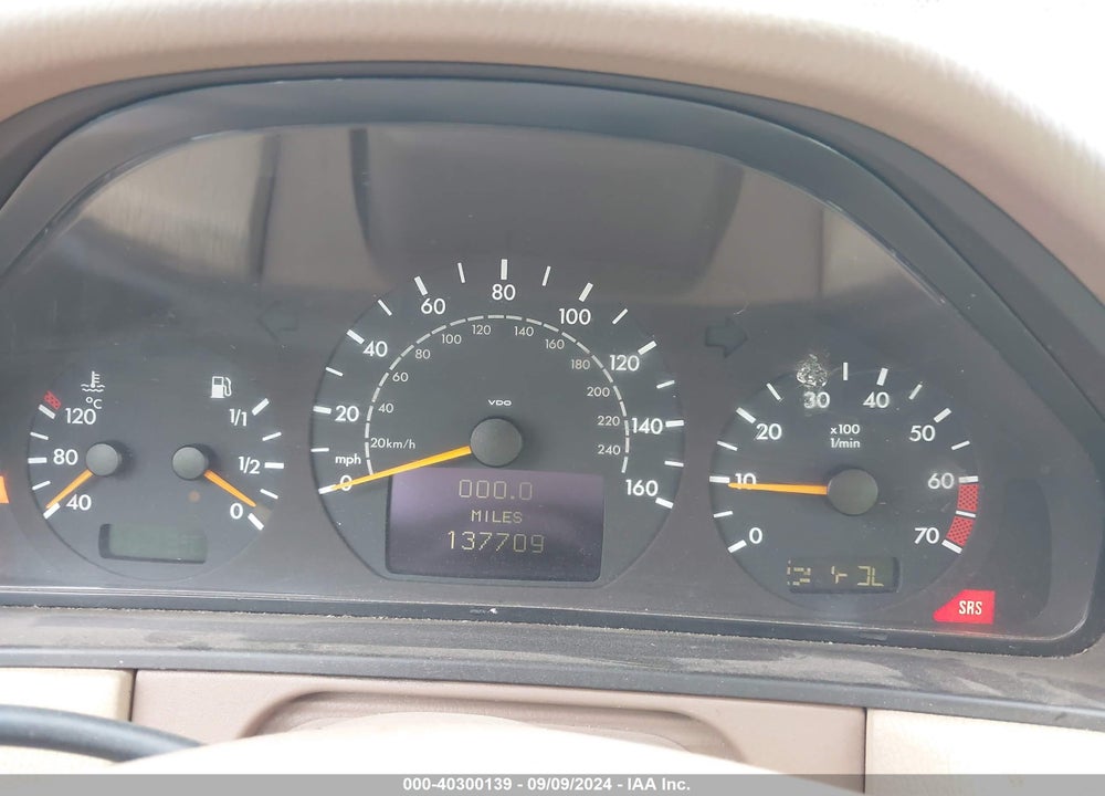 2001 MERCEDES-BENZ E 320 VIN: WDBJF65J21B281200
