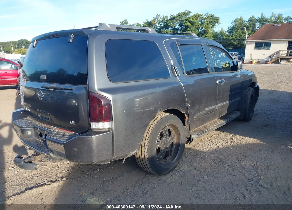2004 NISSAN PATHFINDER ARMADA LE VIN: 5N1AA08B04N726128
