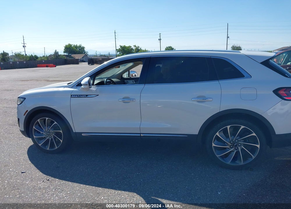 2019 LINCOLN NAUTILUS RESERVE VIN: 2LMPJ8L9XKBL41752