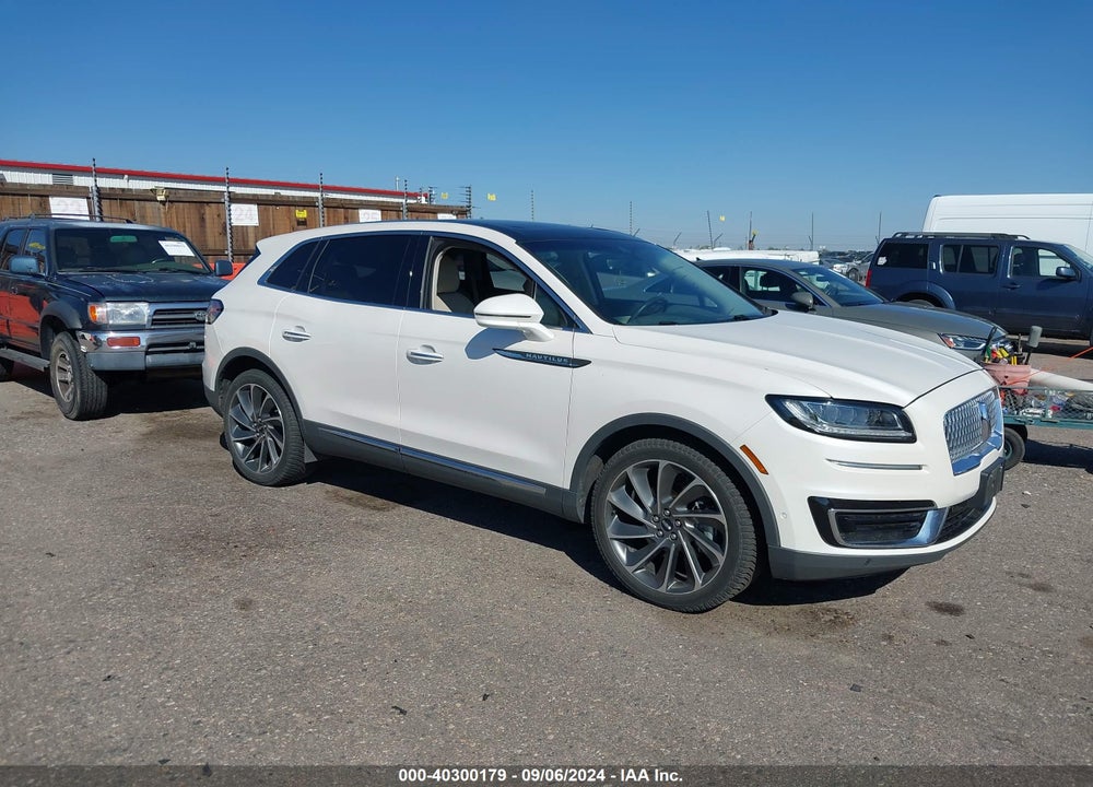 2019 LINCOLN NAUTILUS RESERVE VIN: 2LMPJ8L9XKBL41752