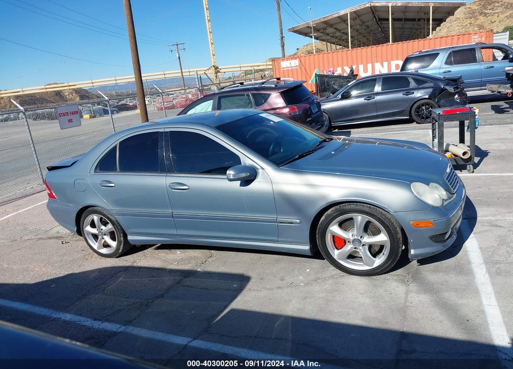 2006 MERCEDES-BENZ C 230 SPORT VIN: WDBRF52H76A900885