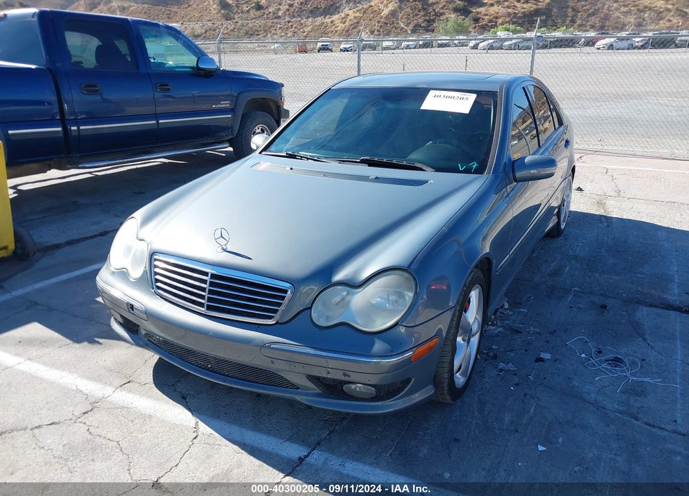 2006 MERCEDES-BENZ C 230 SPORT VIN: WDBRF52H76A900885