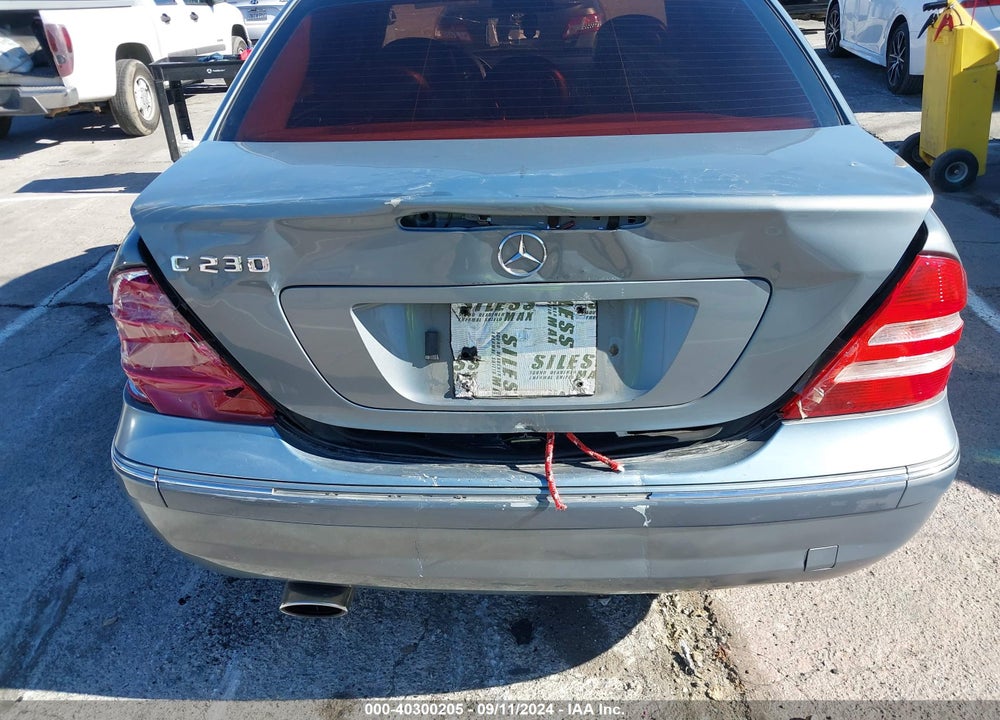 2006 MERCEDES-BENZ C 230 SPORT VIN: WDBRF52H76A900885