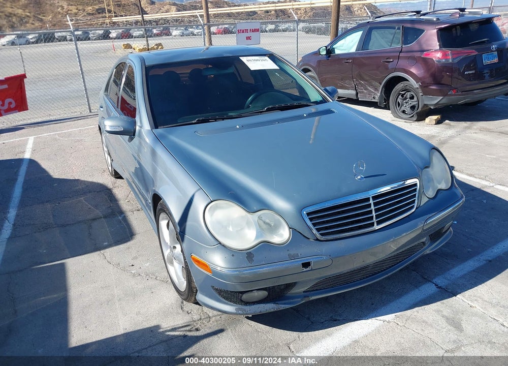 2006 MERCEDES-BENZ C 230 SPORT VIN: WDBRF52H76A900885