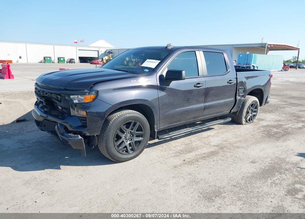 2023 CHEVROLET SILVERADO 1500 2WD SHORT BED CUSTOM VIN: 3GCPABEK9PG313412
