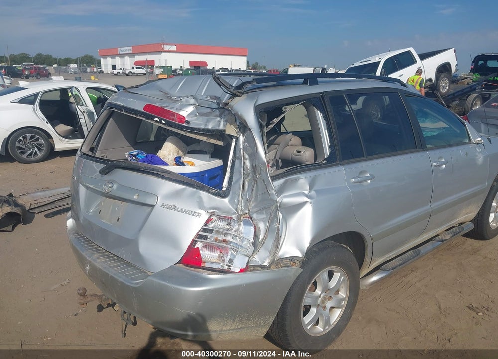 2003 TOYOTA HIGHLANDER V6 VIN: JTEGF21A220070369