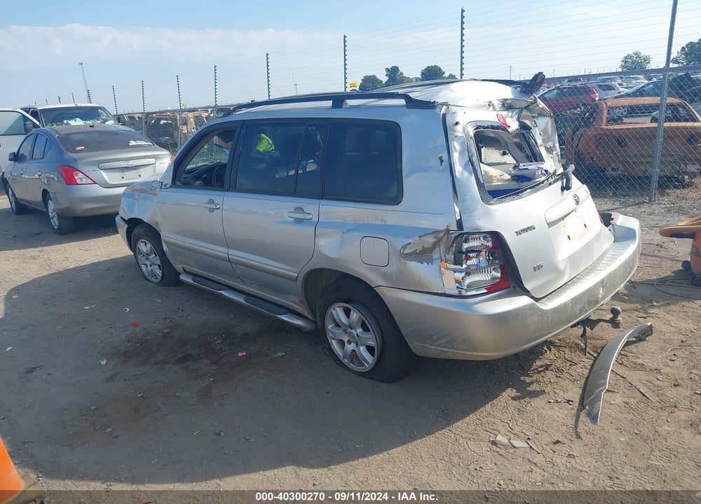2003 TOYOTA HIGHLANDER V6 VIN: JTEGF21A220070369