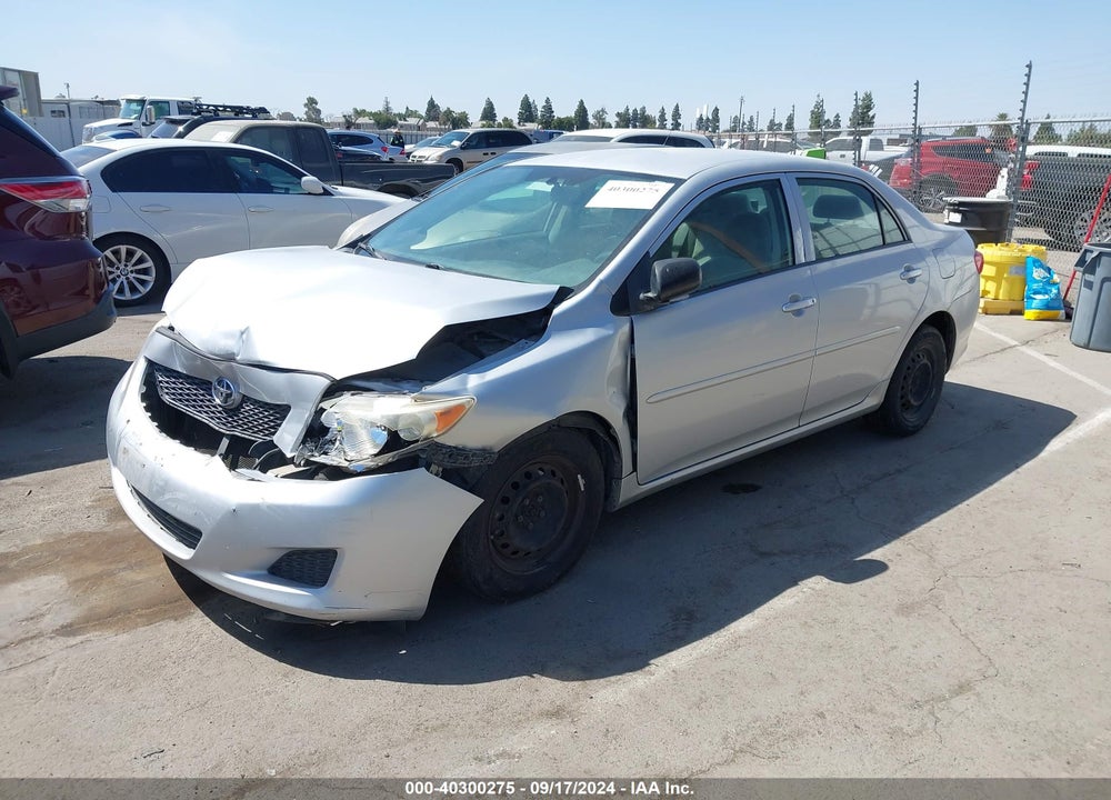 2009 TOYOTA COROLLA VIN: JTDBL40E599063025